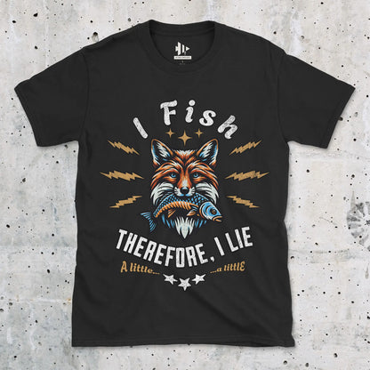 Black, I Fish, Therefore I Lie... A Little Tee – fish-room