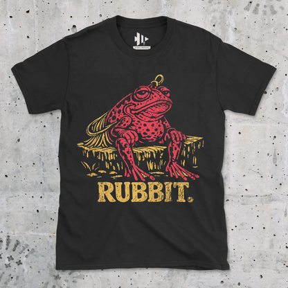 Black, Rubbit Frog Lure Fishing Tee – fish-room