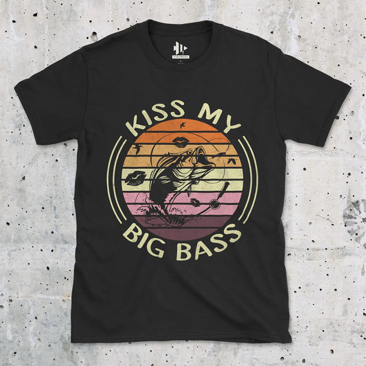 Black, Kiss My Bass Tee – fish-room