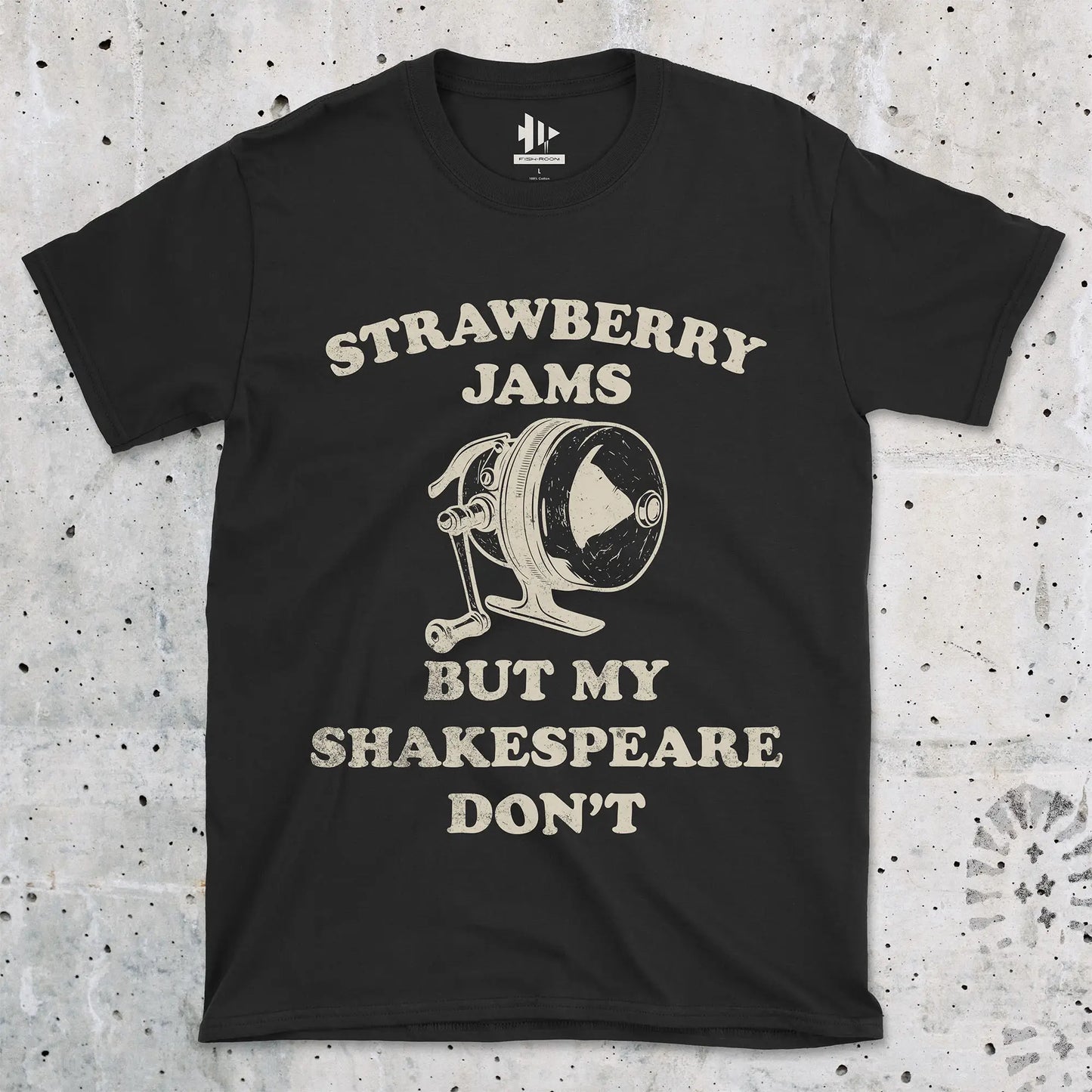 Black, Strawberry Jams – But My Shakespeare Don’t Tee – fish-room