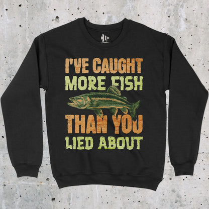 Black, I've Caught More Fish Sweatshirt – fish-room