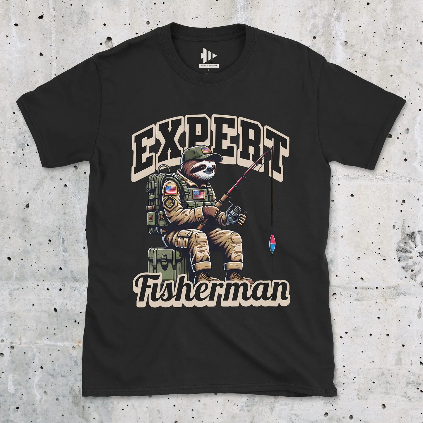 Black, Expert Fisherman Tee – fish-room
