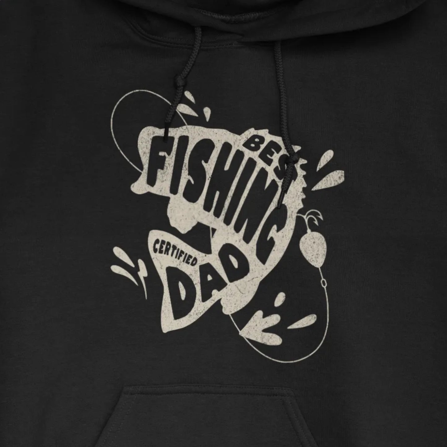 Black, Certified Best Fishing Dad Hoodie – fish-room