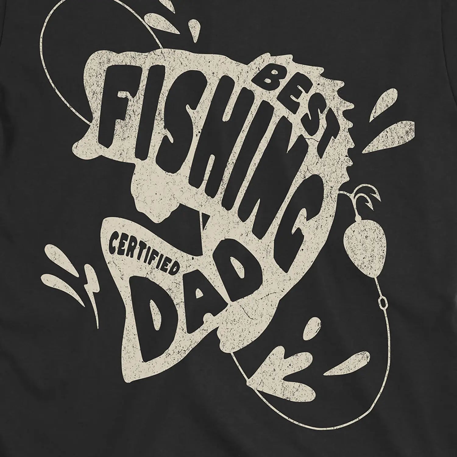 Black, Certified Best Fishing Dad Tee – fish-room