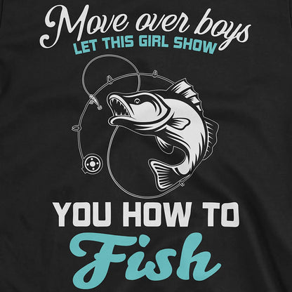 Move Over Boys Tee Black T-Shirt