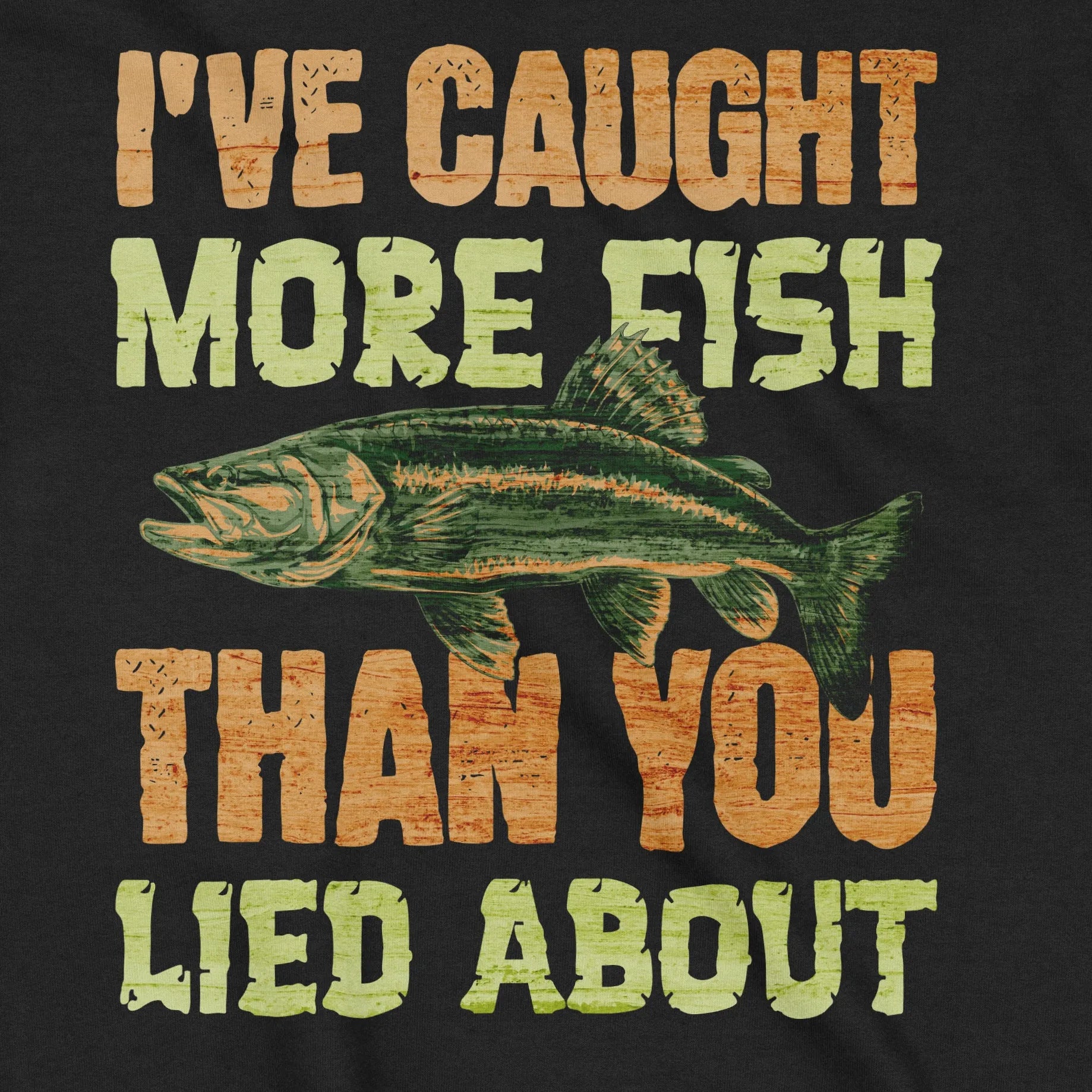 Black, I've Caught More Fish Sweatshirt – fish-room