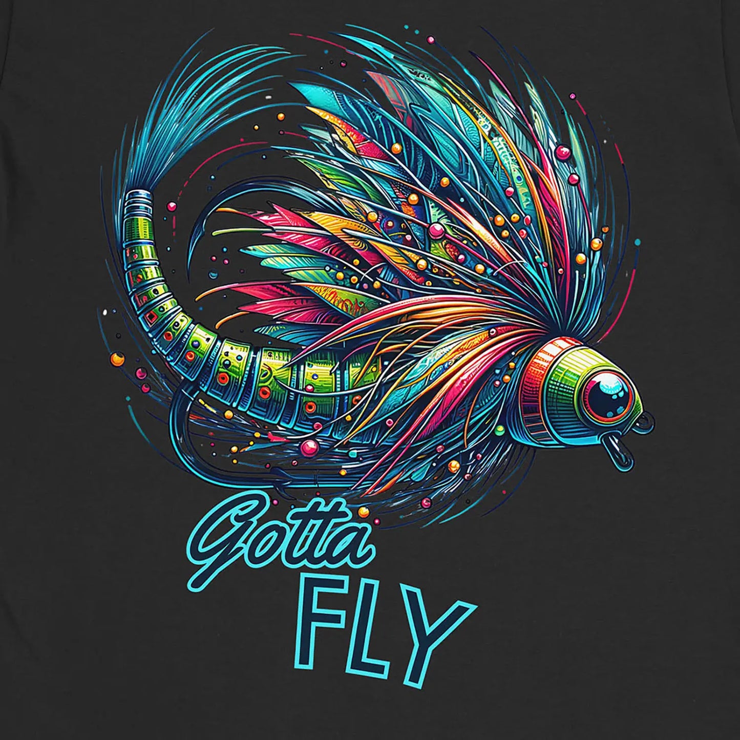 Black, Gotta Fly Tee – fish-room