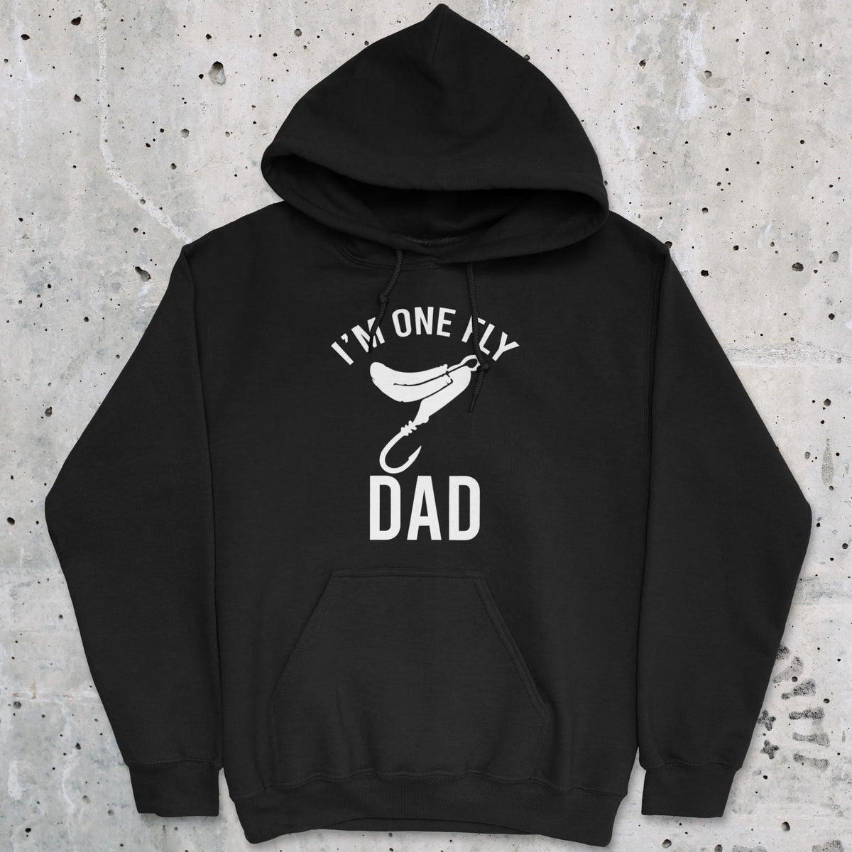 Black, I'm One Fly Dad Hoodie – fish-room