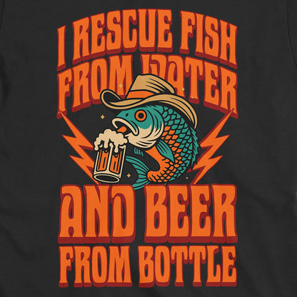 Beer & Bass – Classic Combo Tee Black T-Shirt