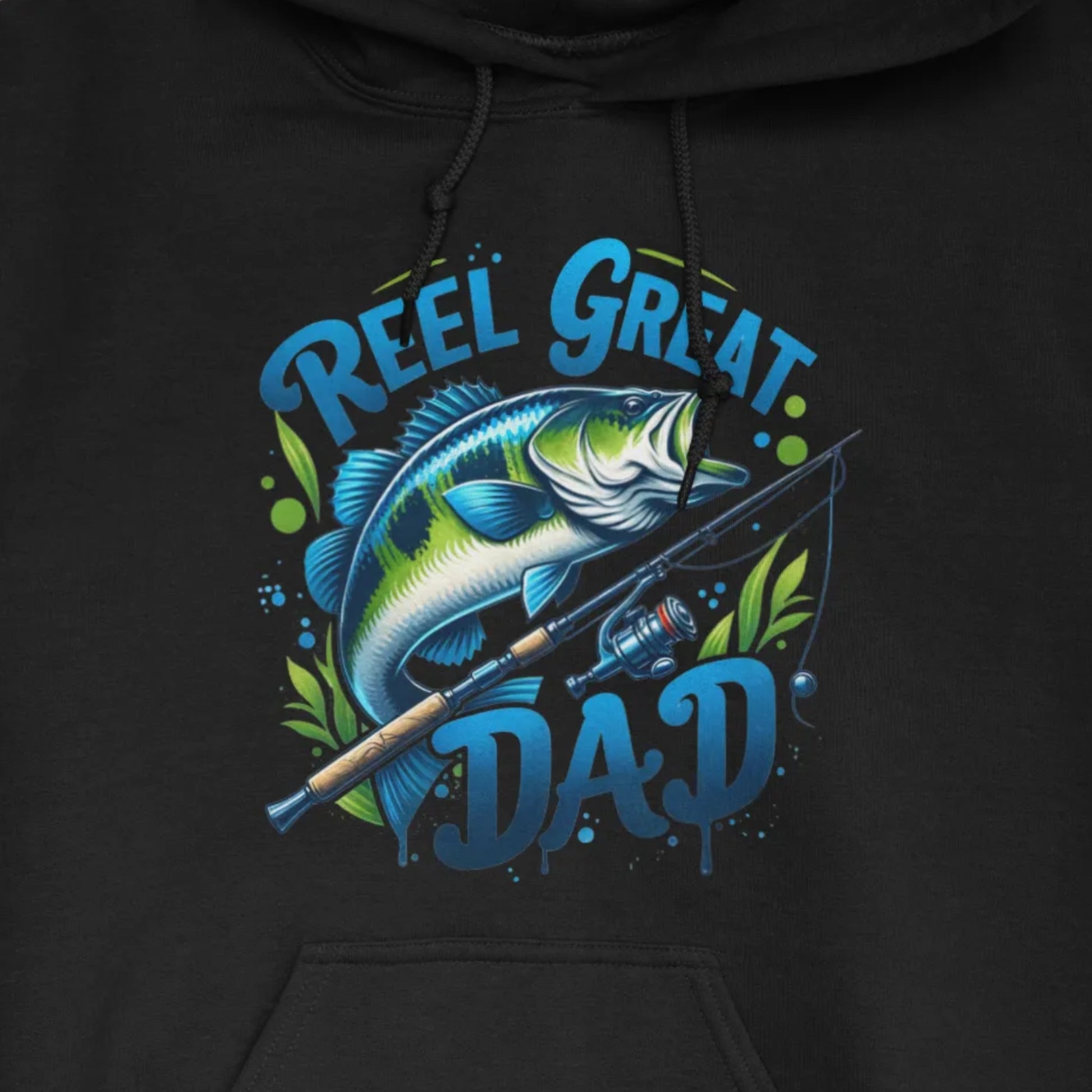 Black, Reel Great Dad Hoodie – fish-room