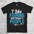 Black, I Like Fishing Tee – fish-room