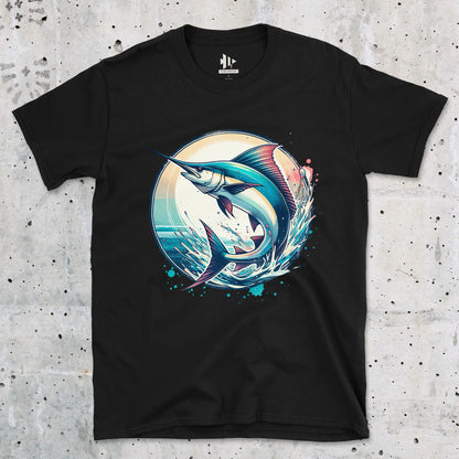 Black, Swordfish Ocean Sunset Tee – fish-room