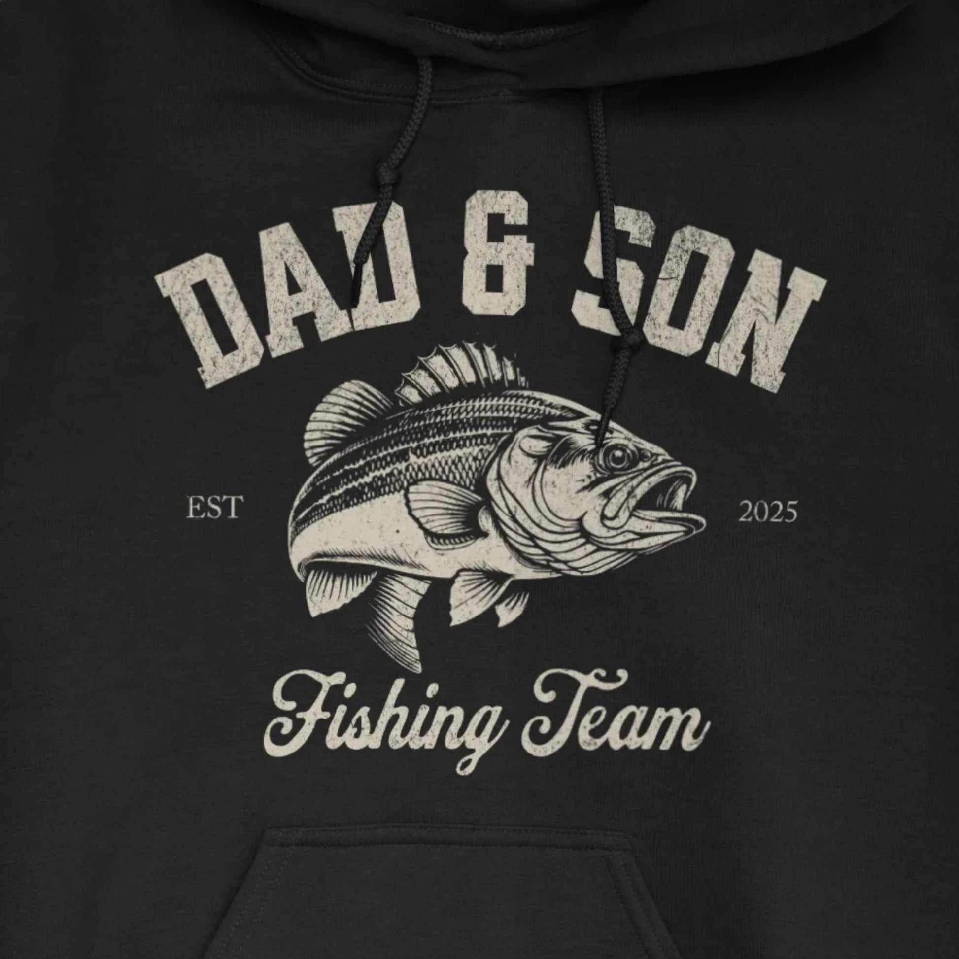 Black, Dad & Son Fishing Team Hoodie – fish-room