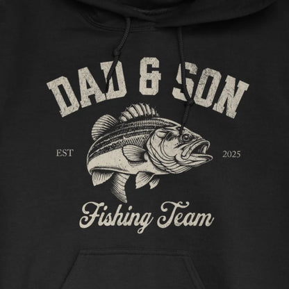 Black, Dad & Son Fishing Team Hoodie – fish-room