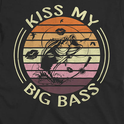 Black, Kiss My Bass Tee – fish-room