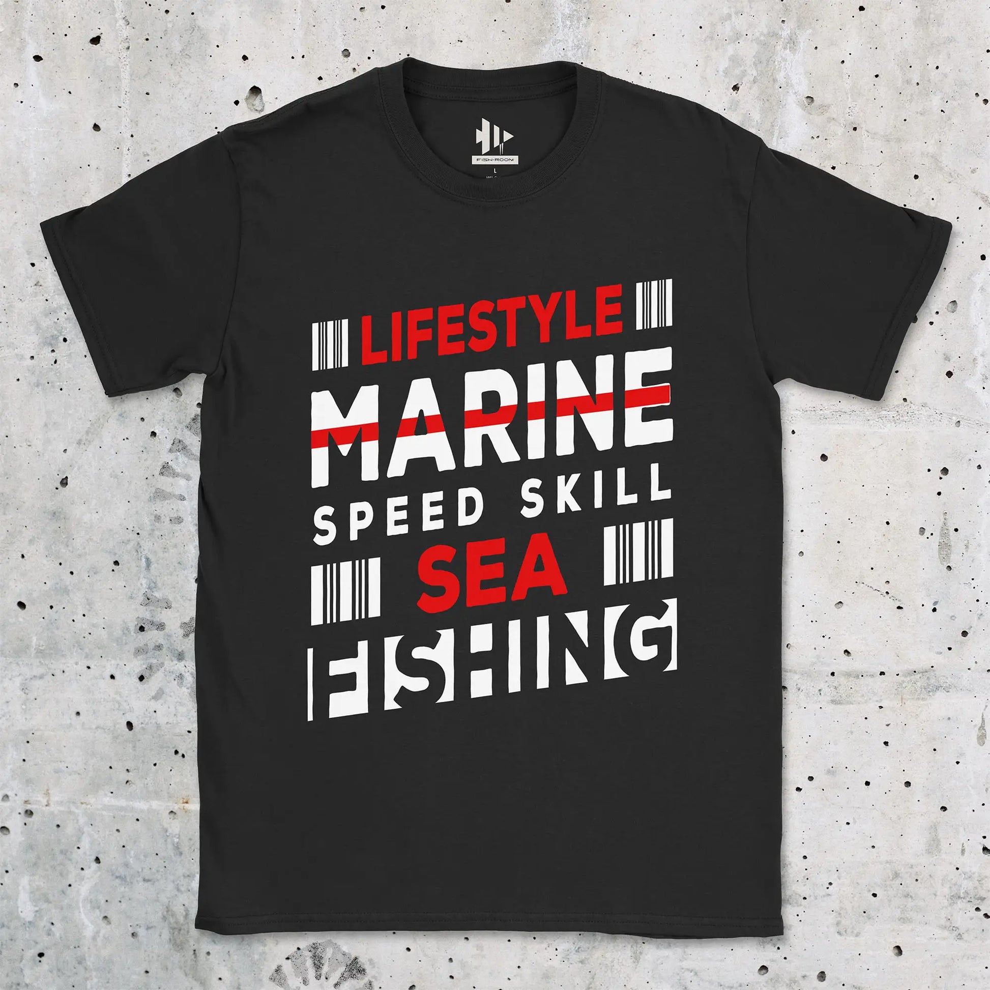Black, Marine Speed Skill Tee – fish-room