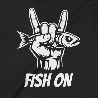 Black, Fish On Sweatshirt – fish-room
