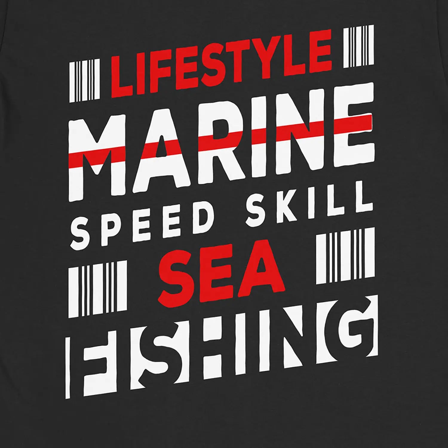 Black, Marine Speed Skill Tee – fish-room
