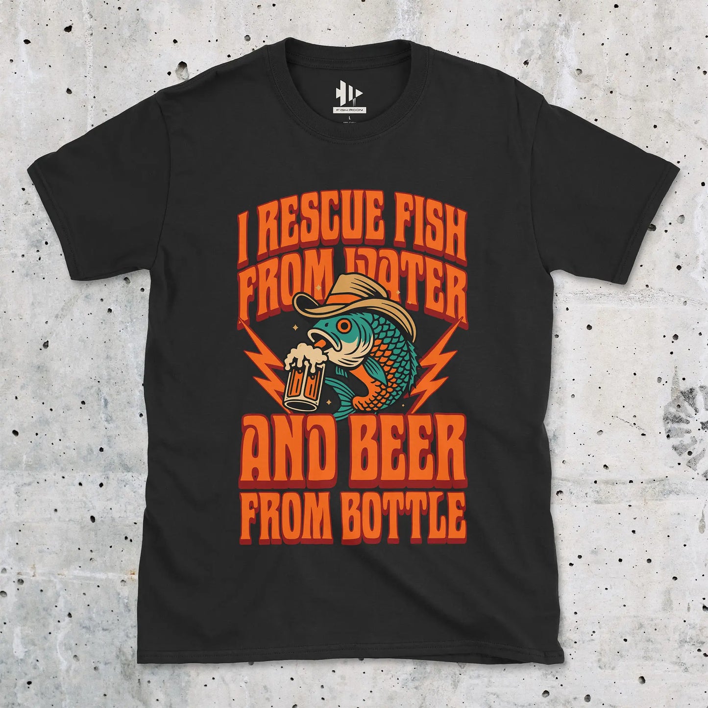 Beer & Bass – Classic Combo Tee Black T-Shirt