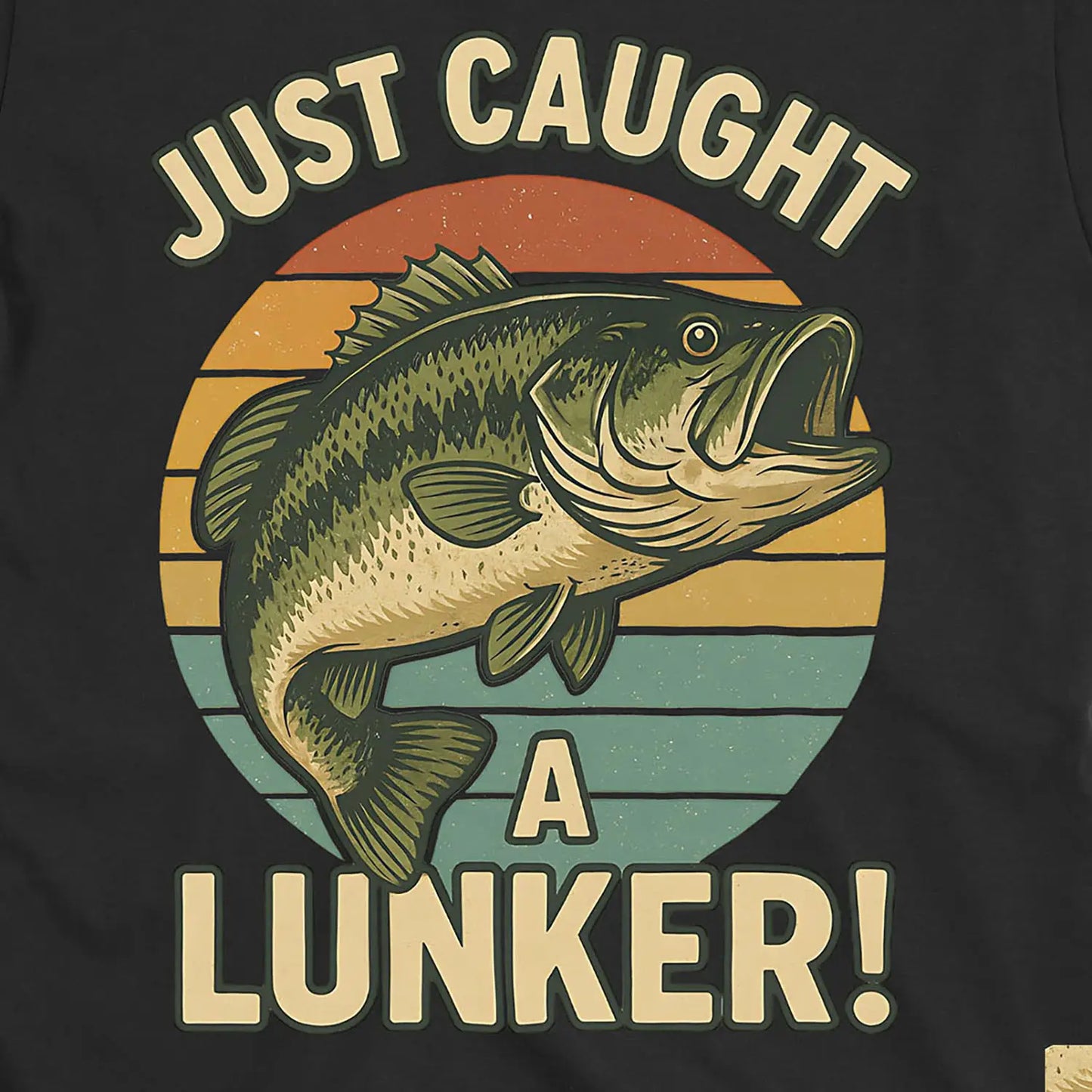 Black, Just Caught a Lunker! Tee – fish-room