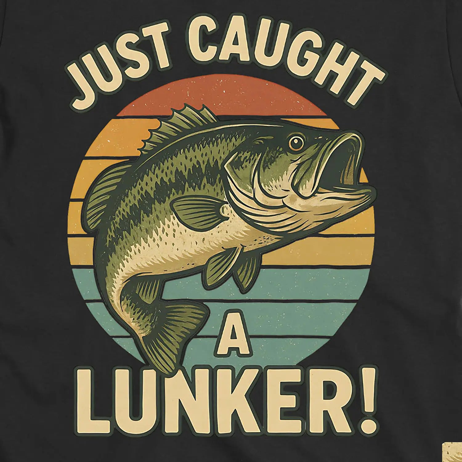 Black, Just Caught a Lunker! Tee – fish-room