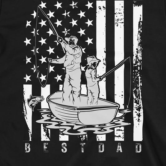 Black, Best Dad Tee – fish-room