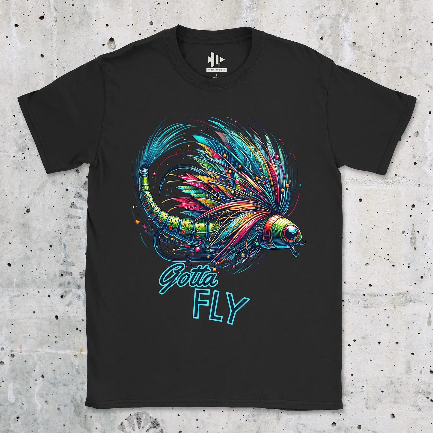 Black, Gotta Fly Tee – fish-room