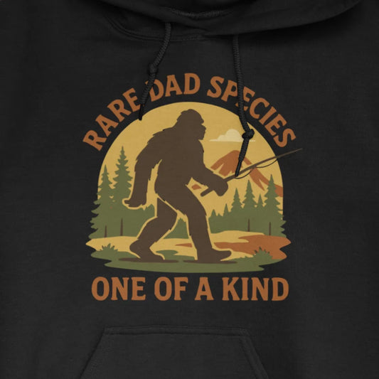 Black, Rare Dad Species – One of a Kind Hoodie – fish-room