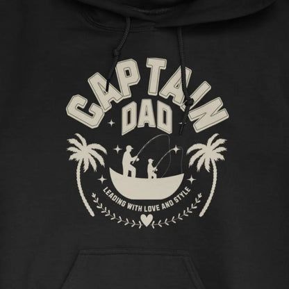 Black, Captain Dad Hoodie – fish-room
