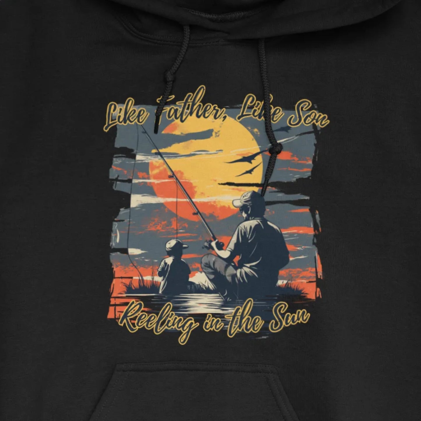 Black, Like Father Like Son Hoodie – fish-room