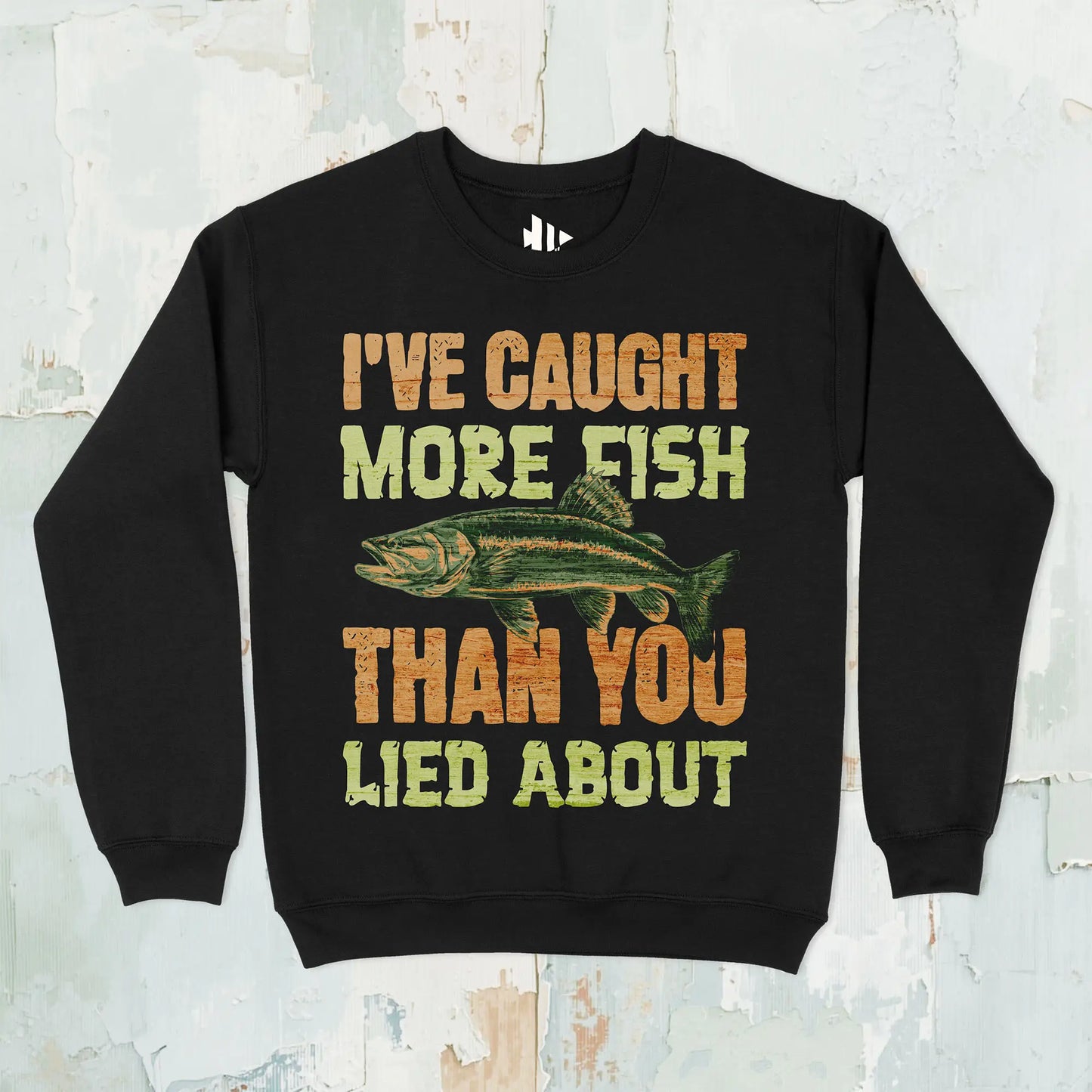 Black, I've Caught More Fish Sweatshirt – fish-room