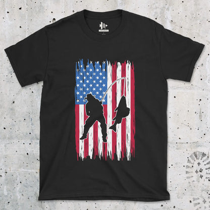 Black, Fishing USA Tee – fish-room