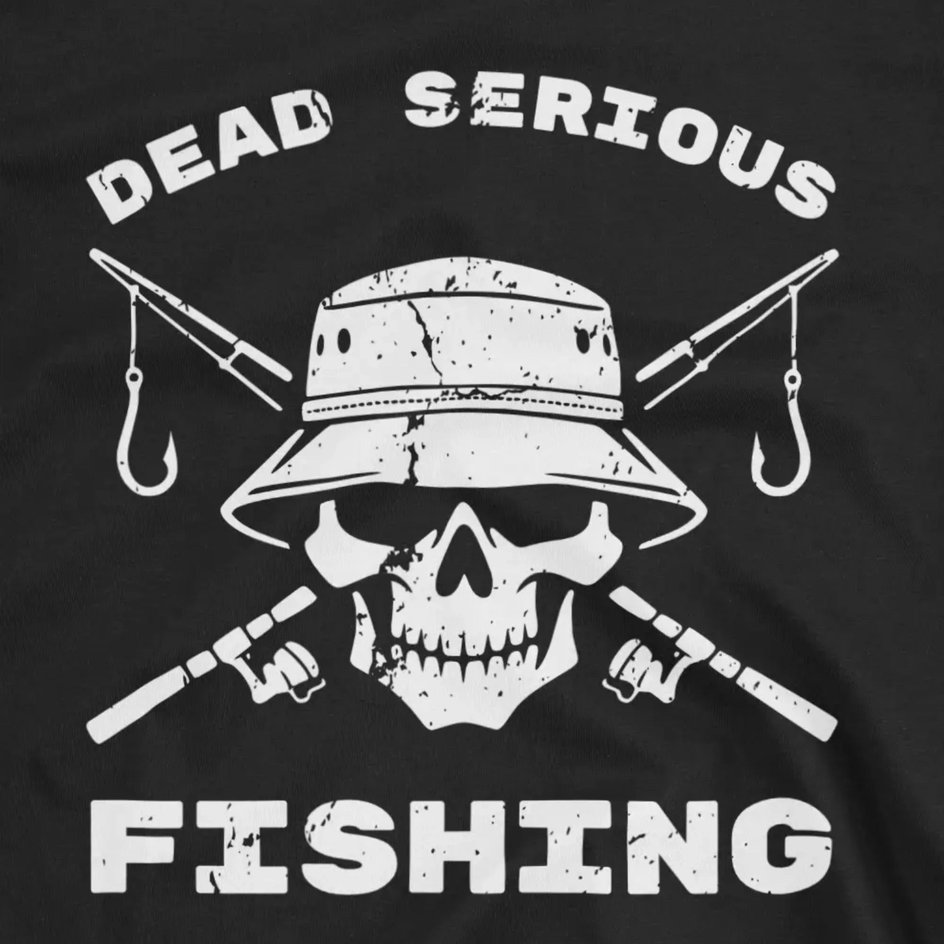 Black, Dead Serious Fishing Tee – fish-room