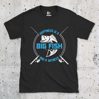 Black, Big Fish Happiness Tee – fish-room