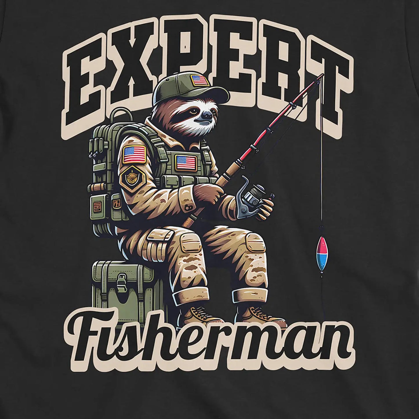 Black, Expert Fisherman Tee – fish-room