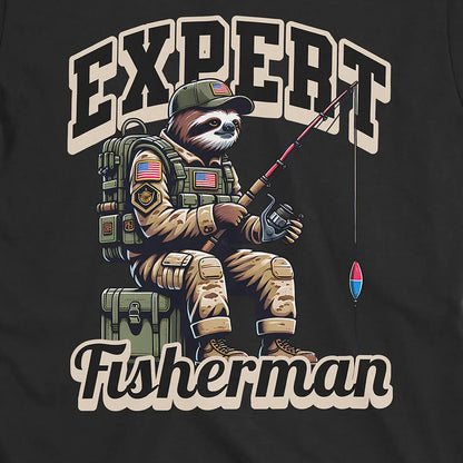 Black, Expert Fisherman Tee – fish-room