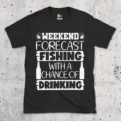 Black, Weekend Forecast Tee – fish-room