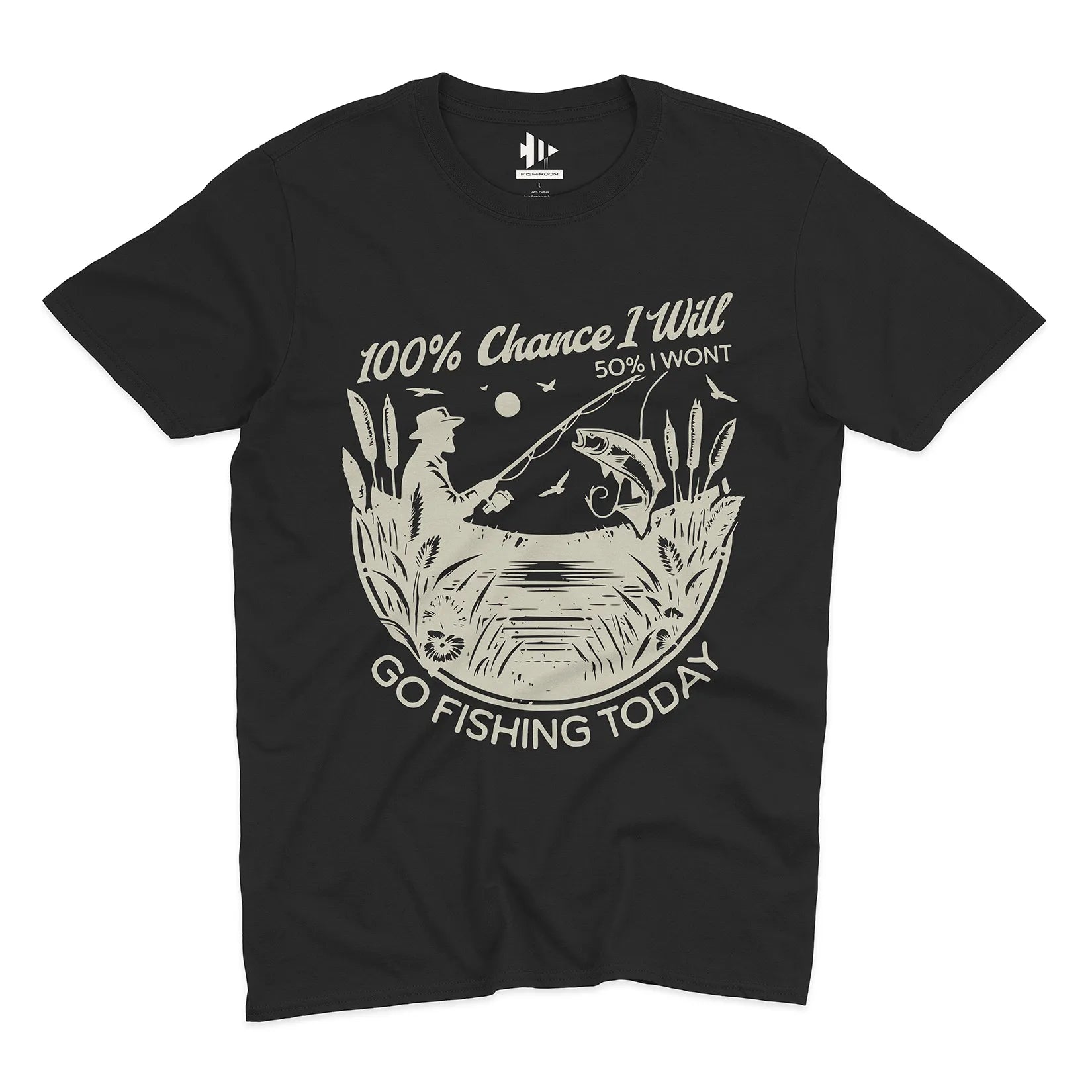 100% Fishing Day Tee