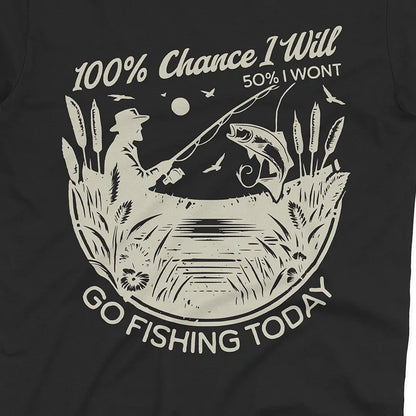 100% Fishing Day Tee