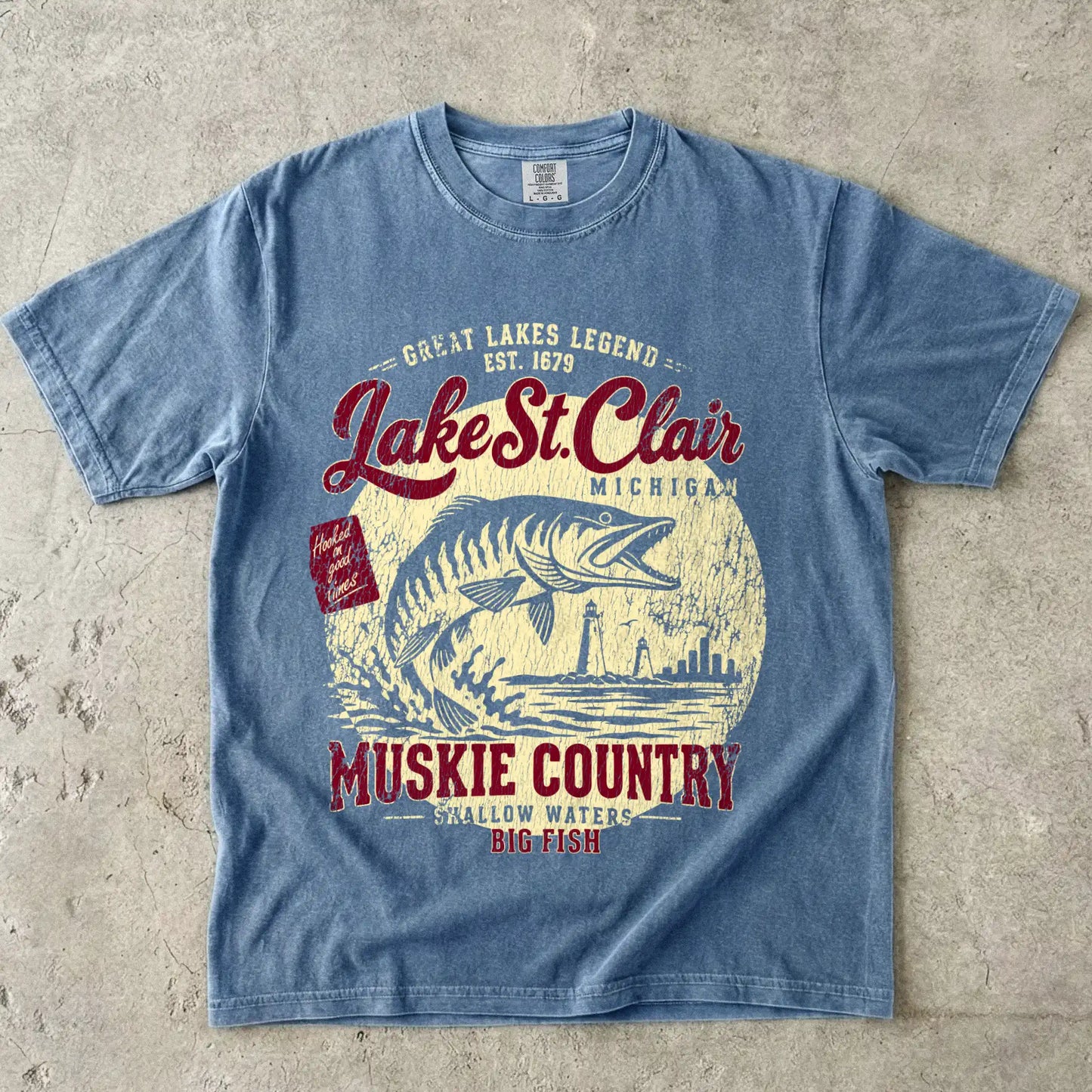 Lake St. Clair Muskie Tee