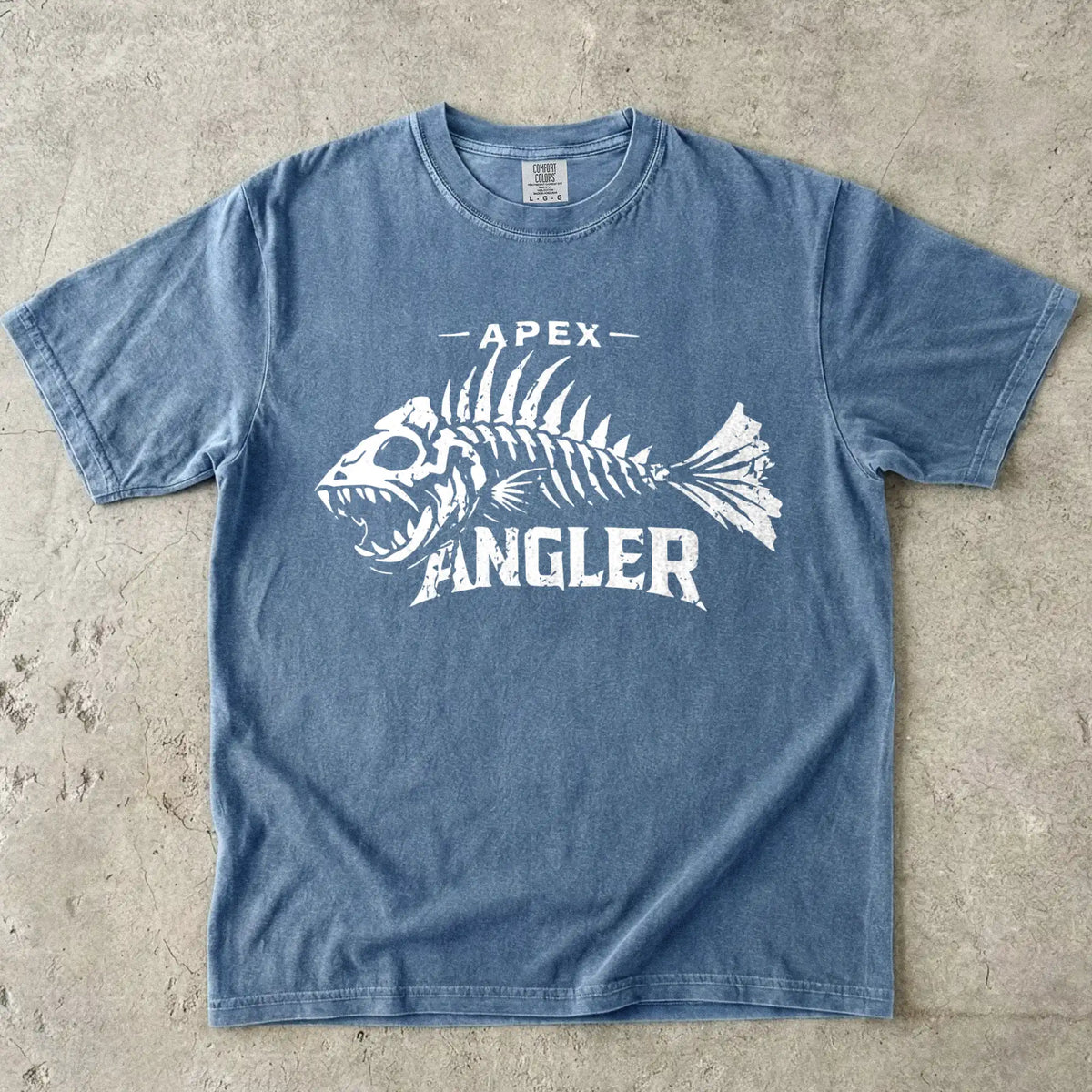 Blue Jean, Apex Angler Tee – fish-room
