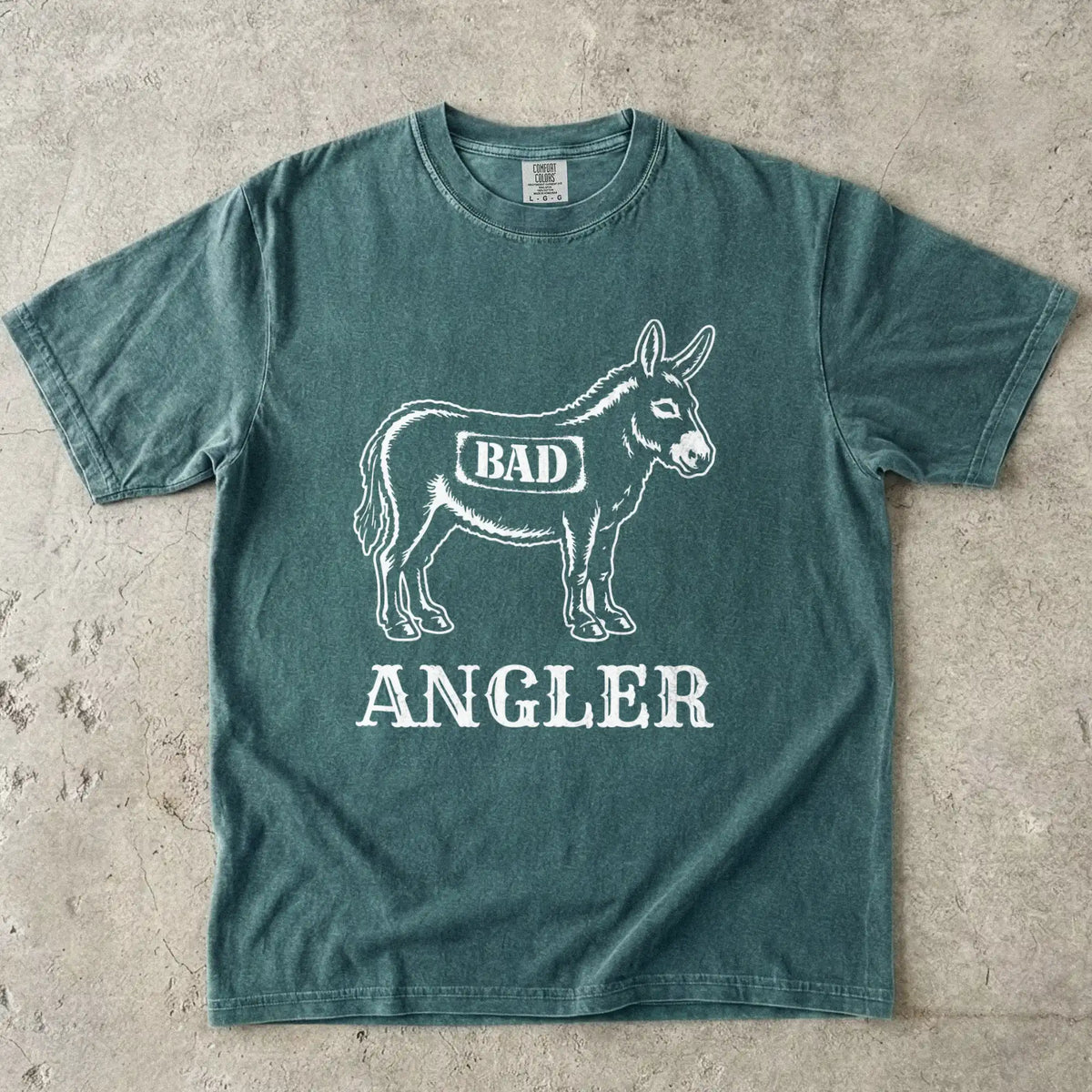Blue Spruce, Bad Ass Angler Tee – fish-room