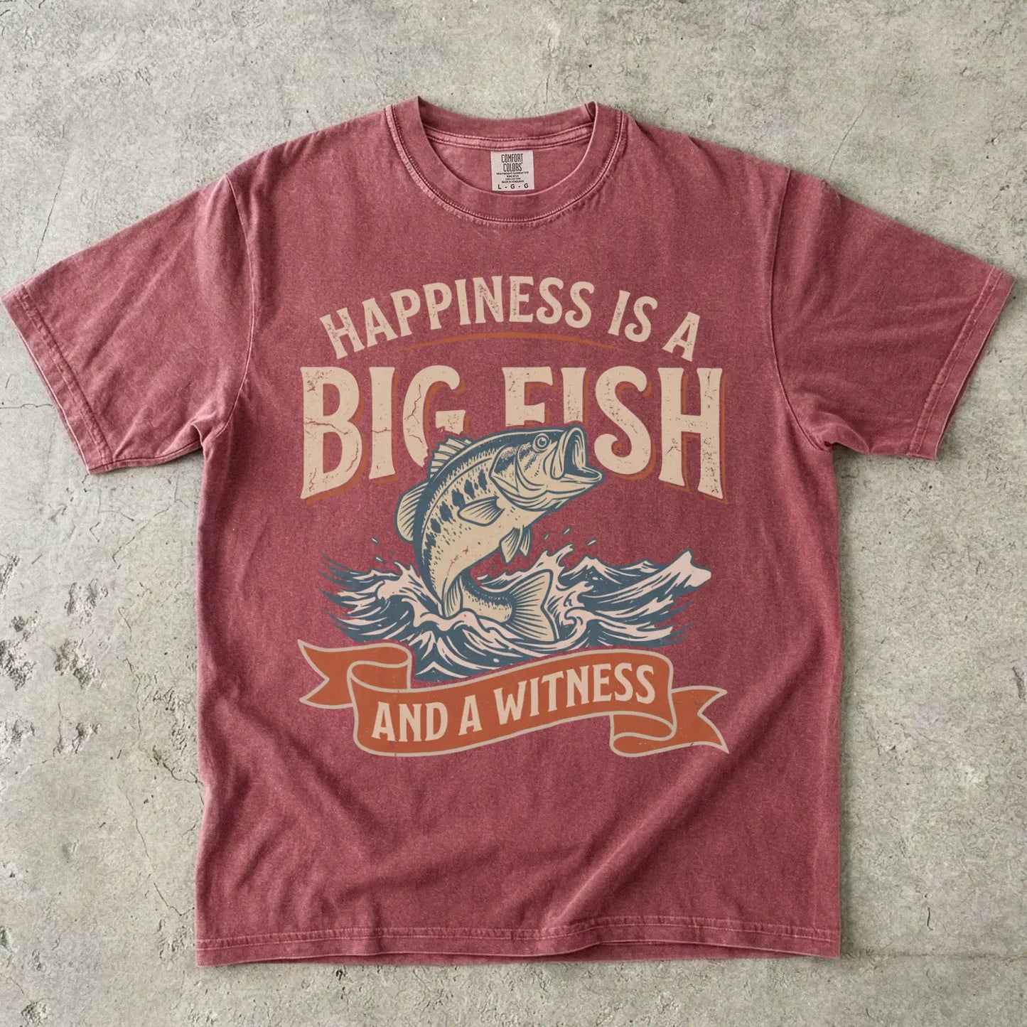 Happiness Is A Big Fish Tee