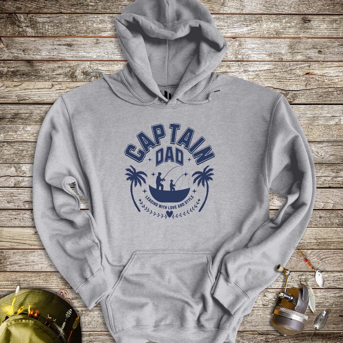 Captain Dad Hoodie - FISH - ROOM LLC