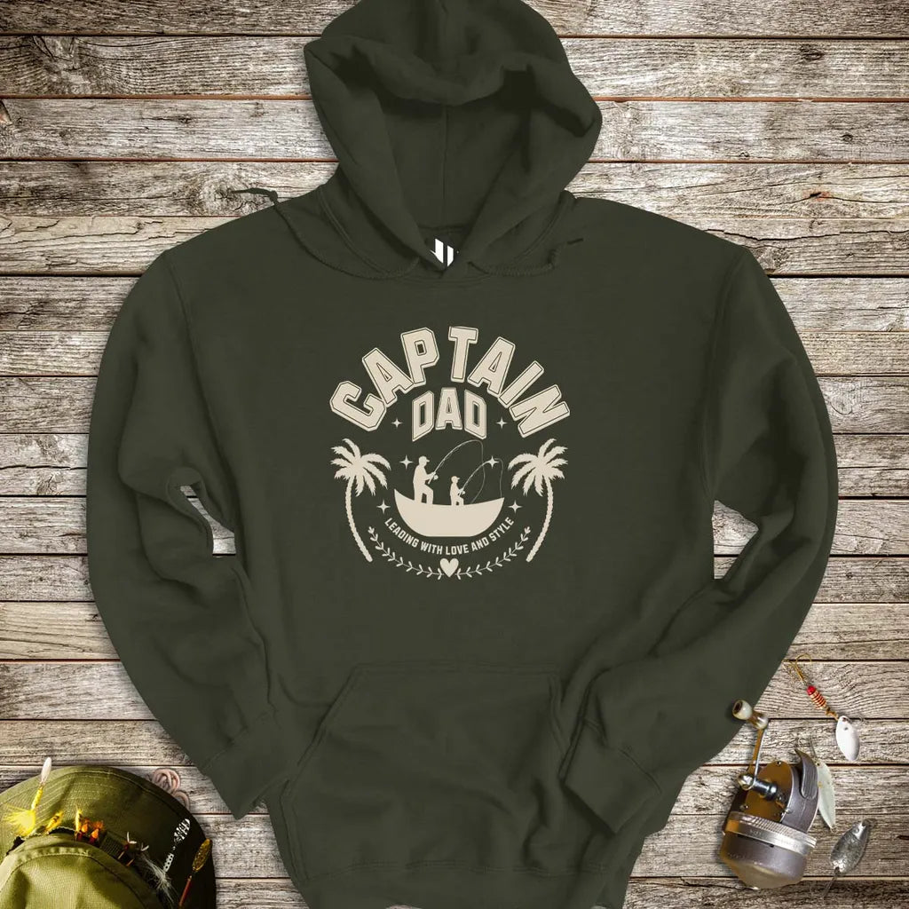 Captain Dad Hoodie - FISH - ROOM LLC