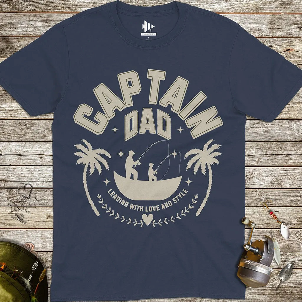 Captain Dad Tee - FISH - ROOM LLC