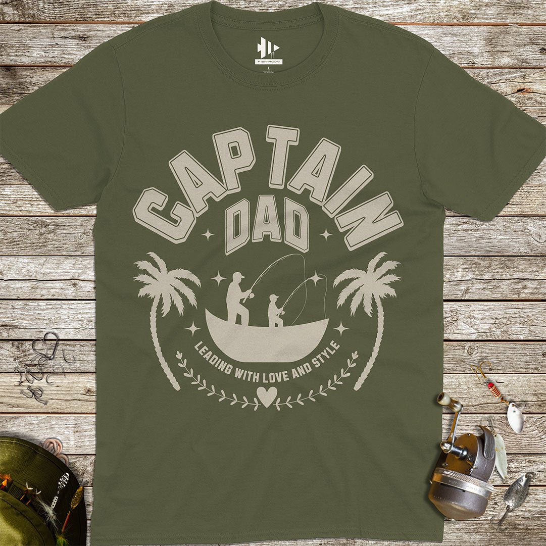 Captain Dad Tee - FISH - ROOM LLC