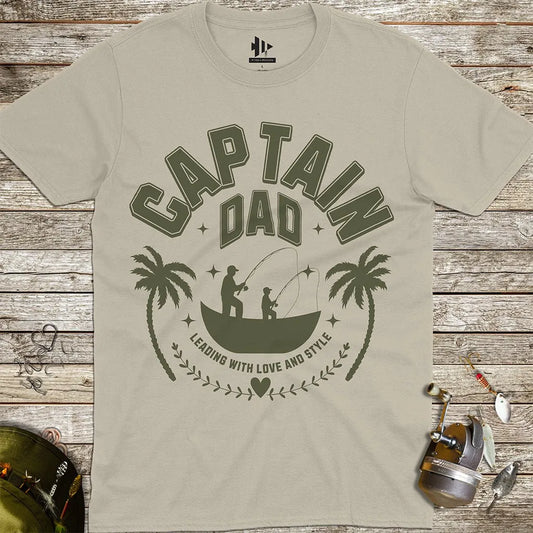 Captain Dad Tee Sand T-Shirt