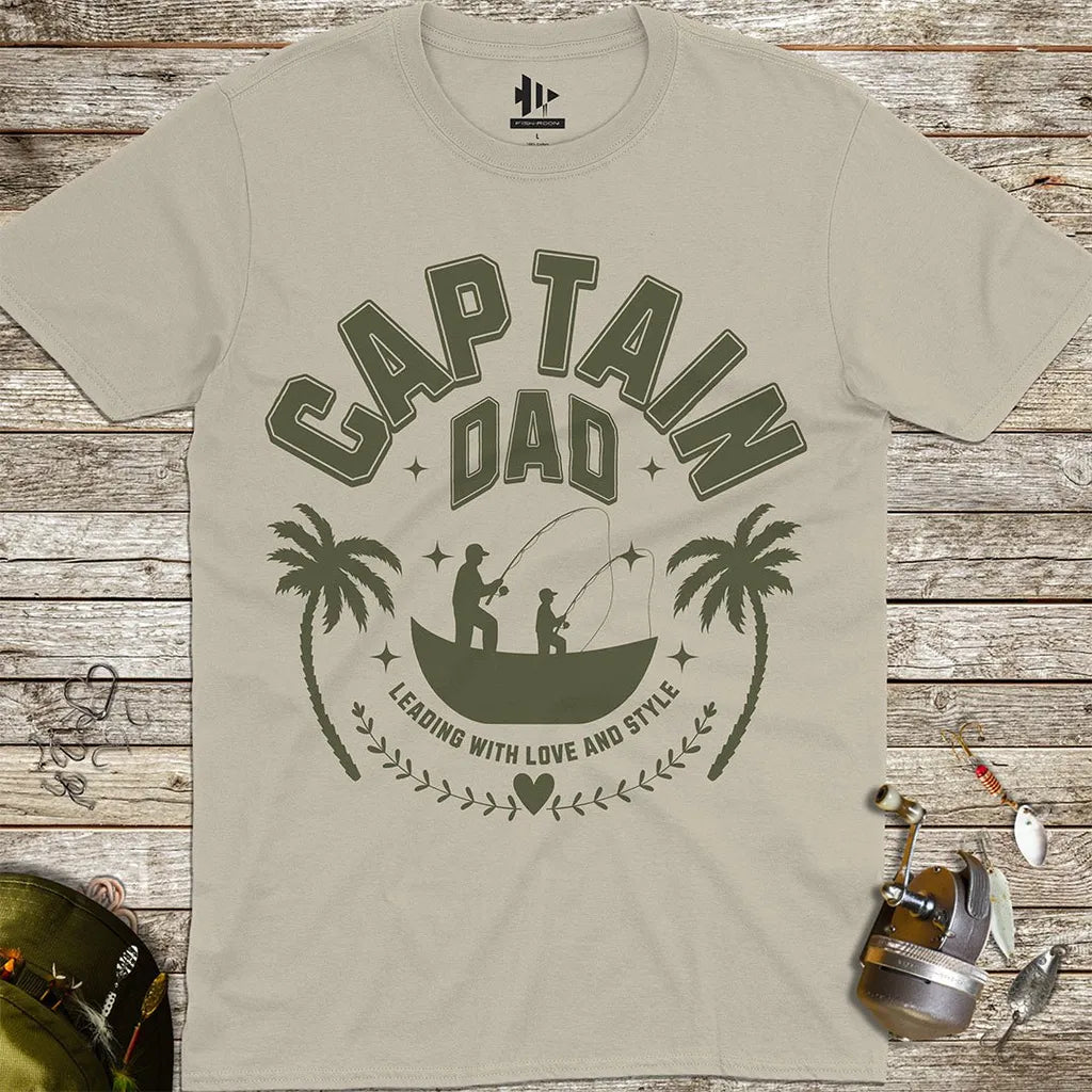 Captain Dad Tee - FISH - ROOM LLC