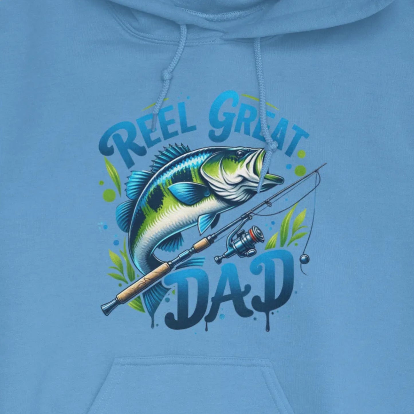 Carlina Blue, Reel Great Dad Hoodie – fish-room
